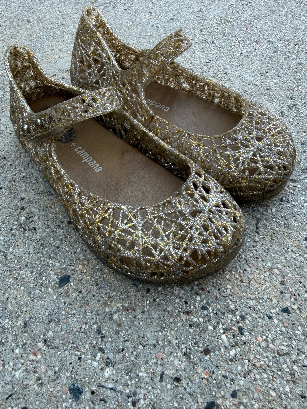 Mini Melissa + Campana Zig Zag Sandal toddler size 9 princess Mary Janes costume